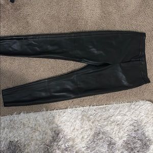 Zara leather pants